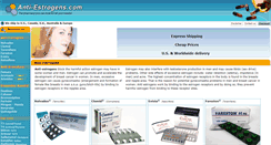 Desktop Screenshot of anti-estrogens.com
